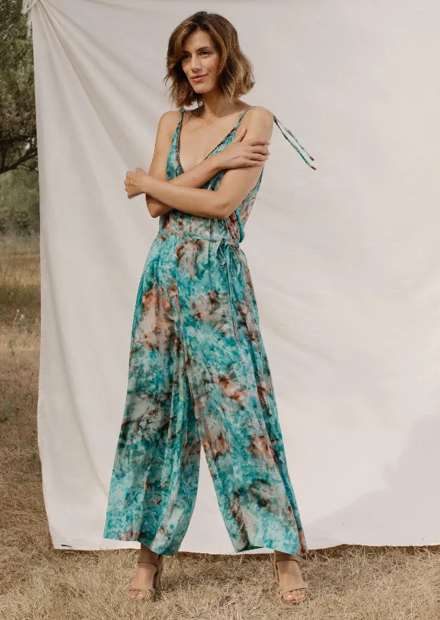 Libby Jumpsuit // Geode Tie Dye