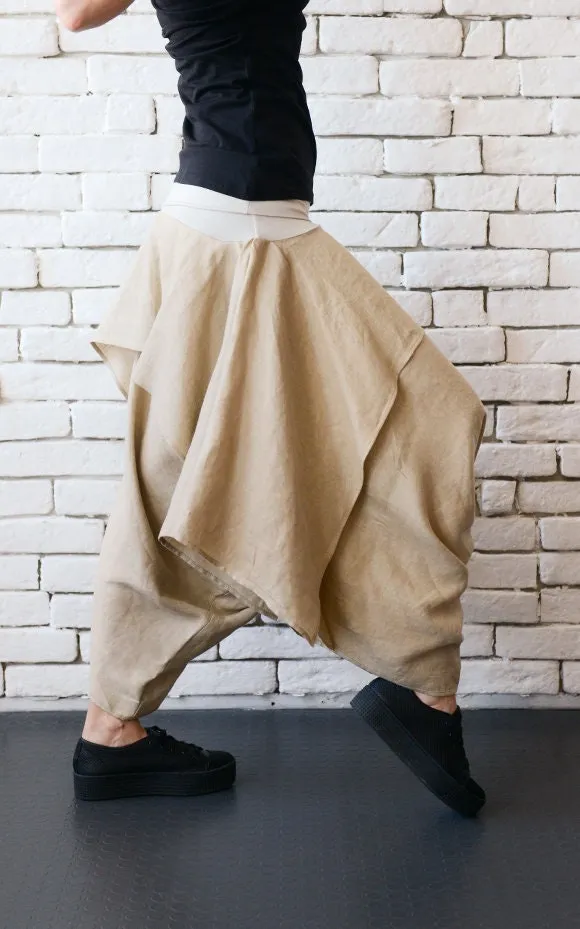 Linen Harem Pants