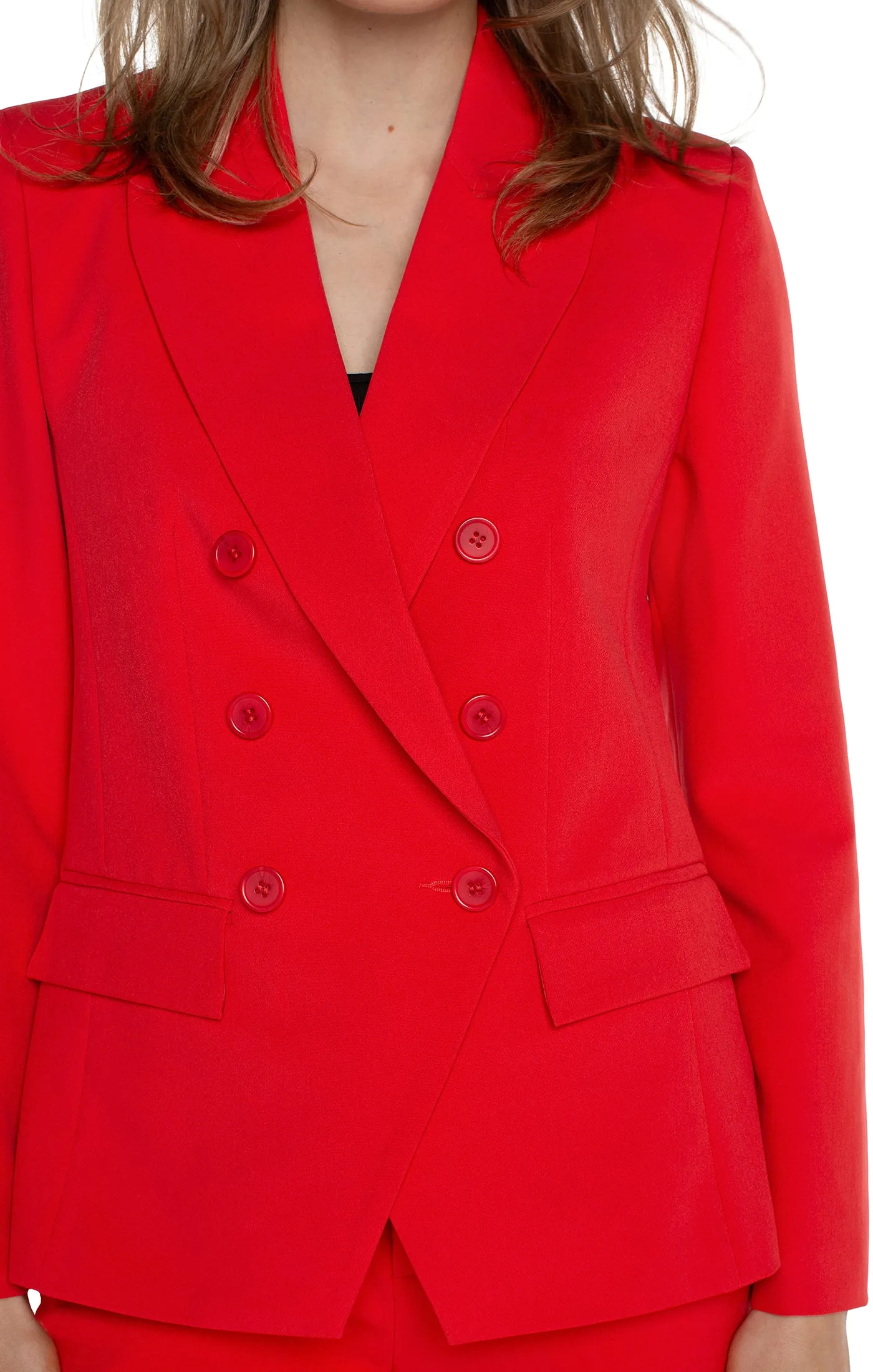 Liverpool Double Breast Blazer (Lava Flow)