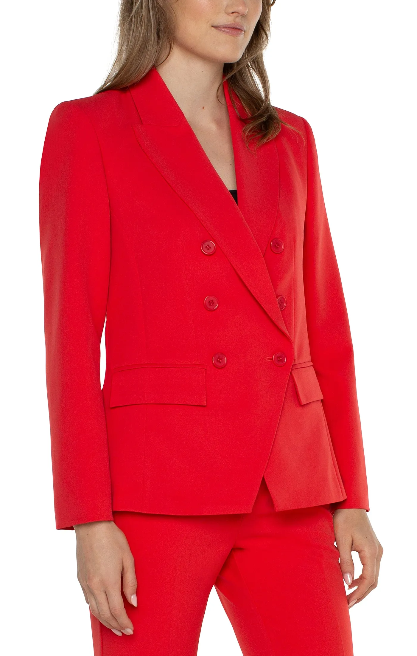 Liverpool Double Breast Blazer (Lava Flow)