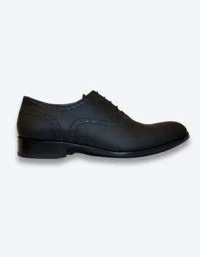 Matte Black Oxford Shoes