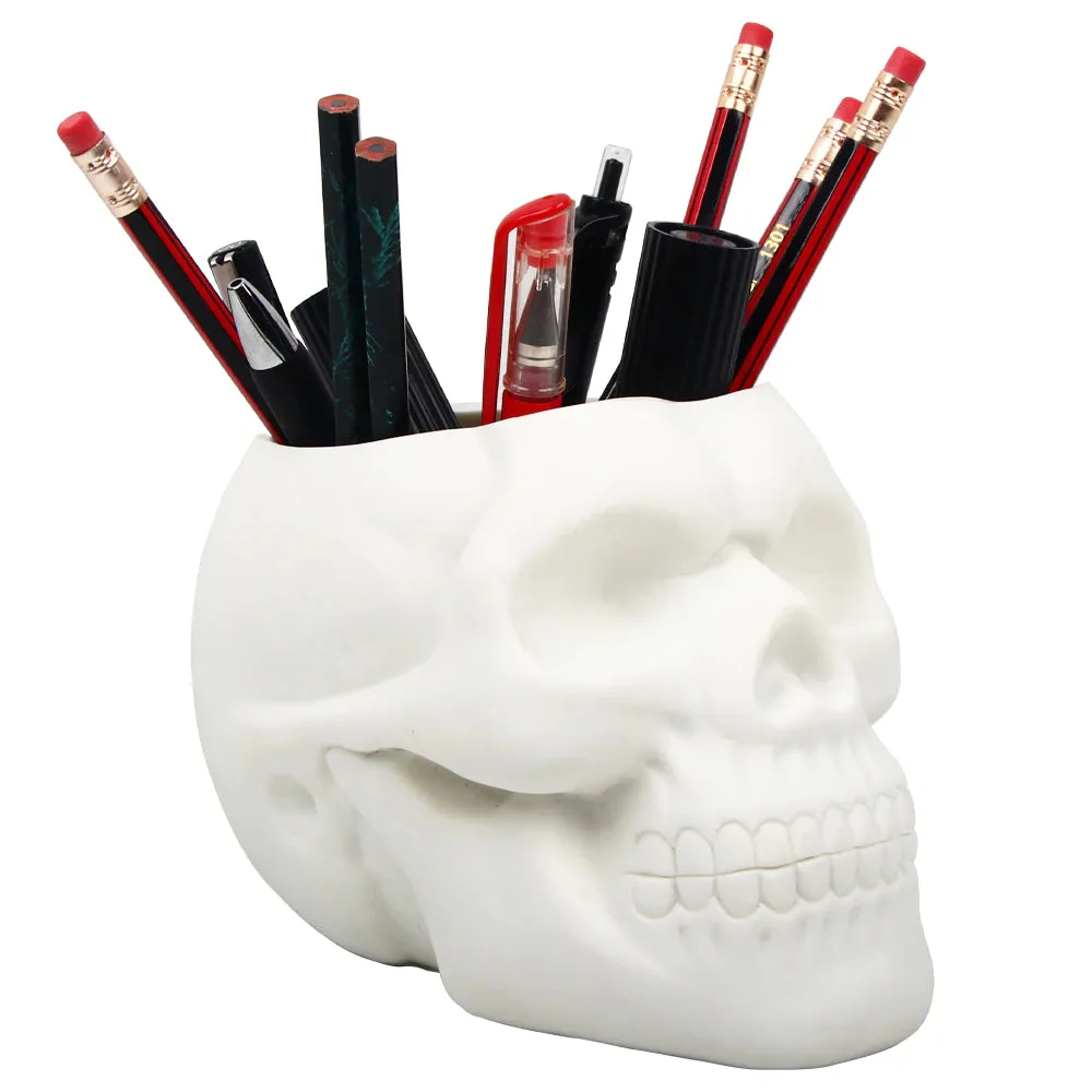 Matte Skull Storage Jar