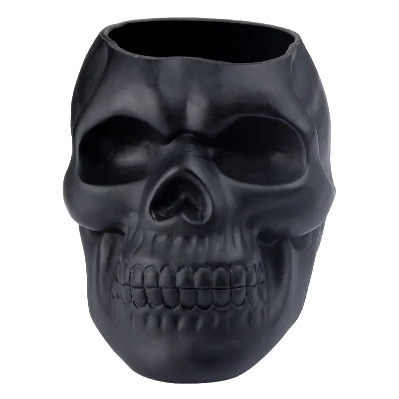 Matte Skull Storage Jar