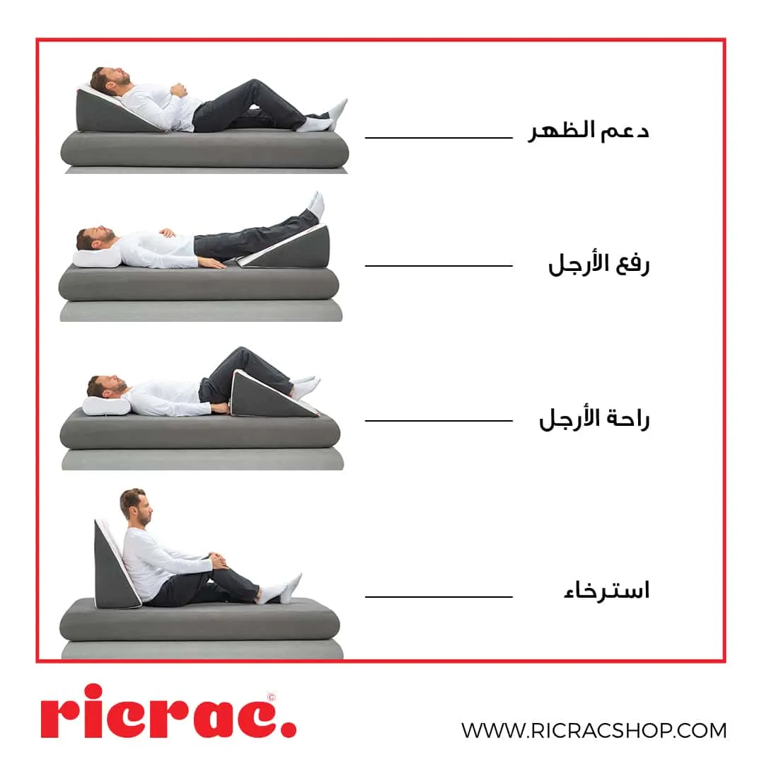 Multi-Usage Wedge Pillow Suitable for Acid Reflux- Rad