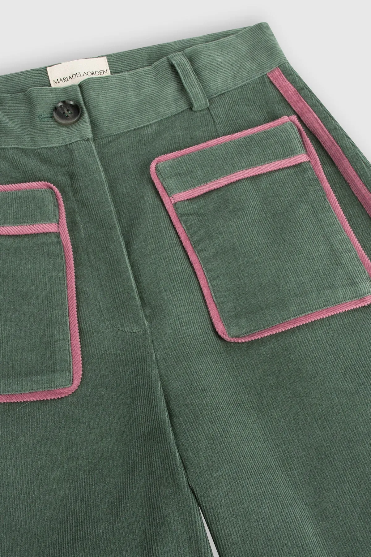 Niza Pants Green Corduroy