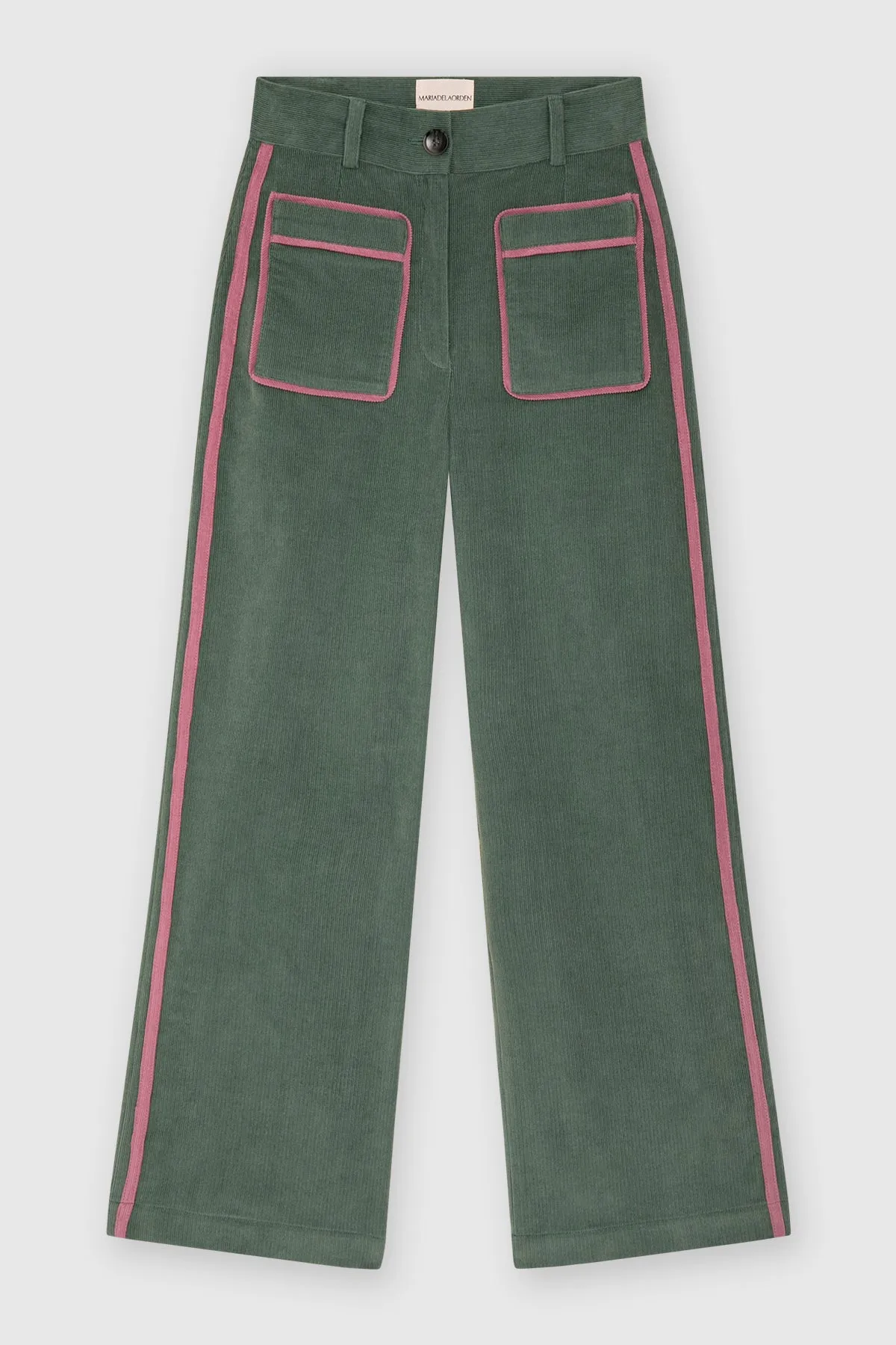 Niza Pants Green Corduroy