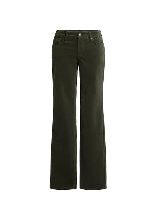 NYDJ - Corduroy Marilyn Straight Pants - Vine Leaf