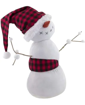 Otis Jolly Snowman Gnome Decorative Winter Fabric Figurine