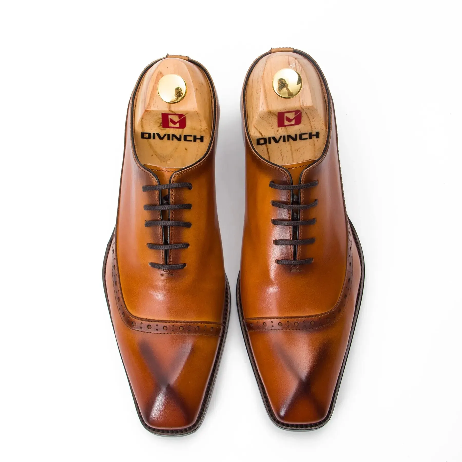 Oxford dress shoes for men