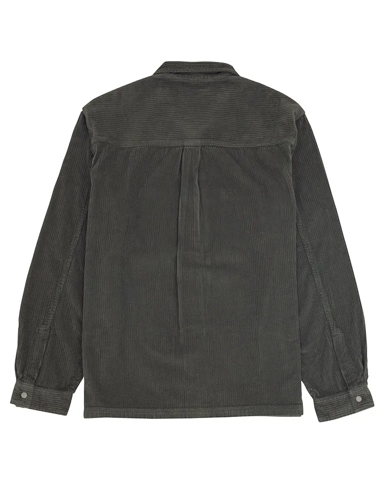 Patch Cord Overshirt Dark Sage Cord