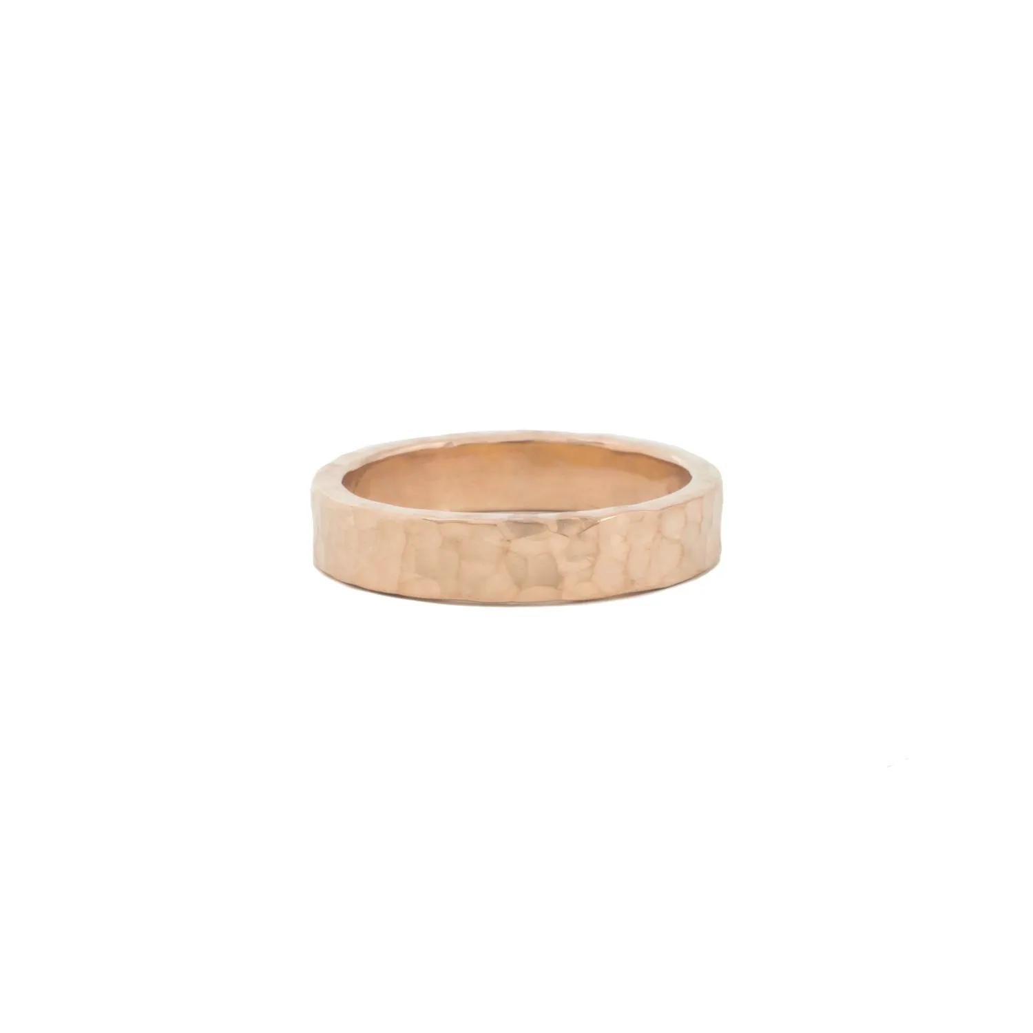 Pebble 4mm Gold Wedding Band