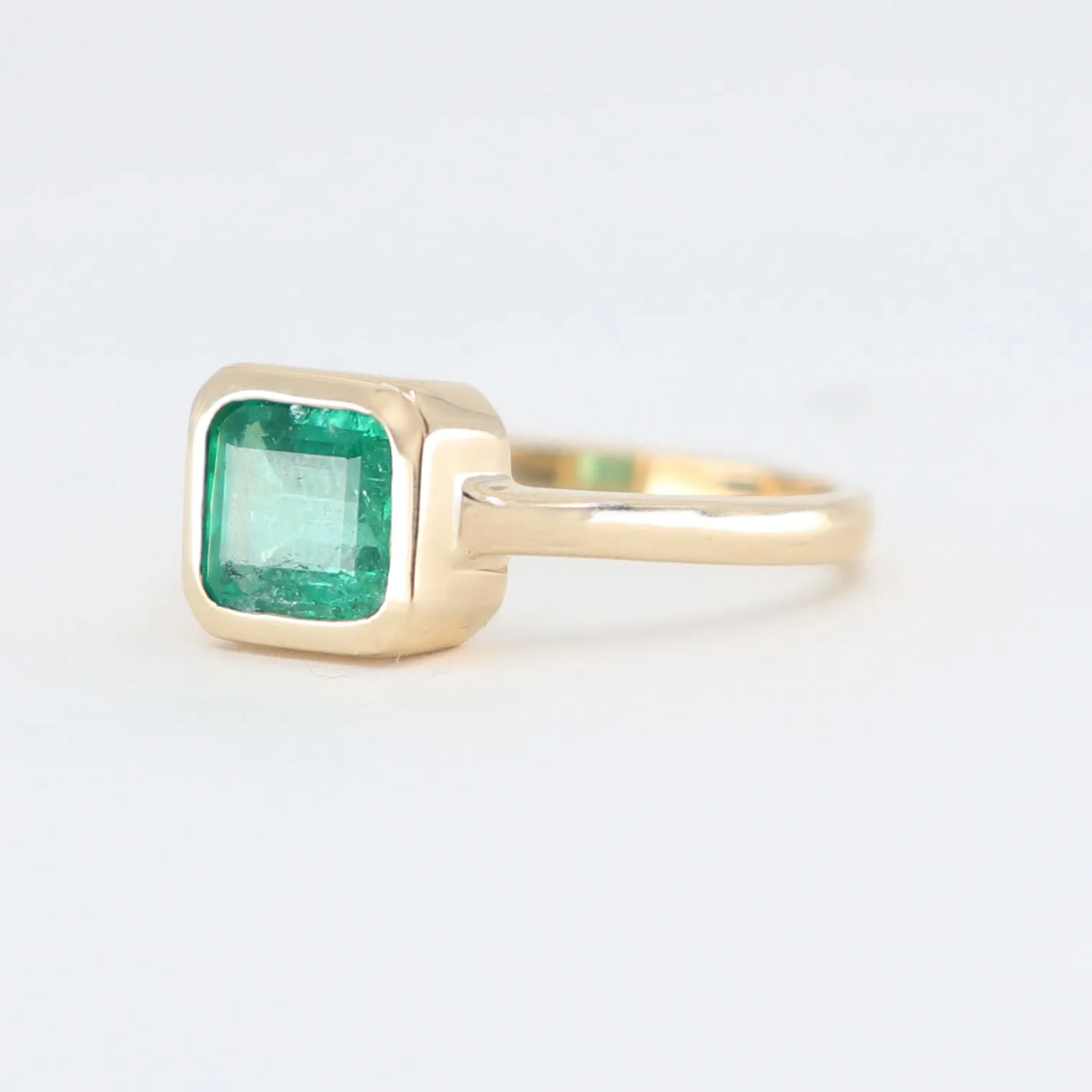 Poison Ivy Square Cut Natural Emerald