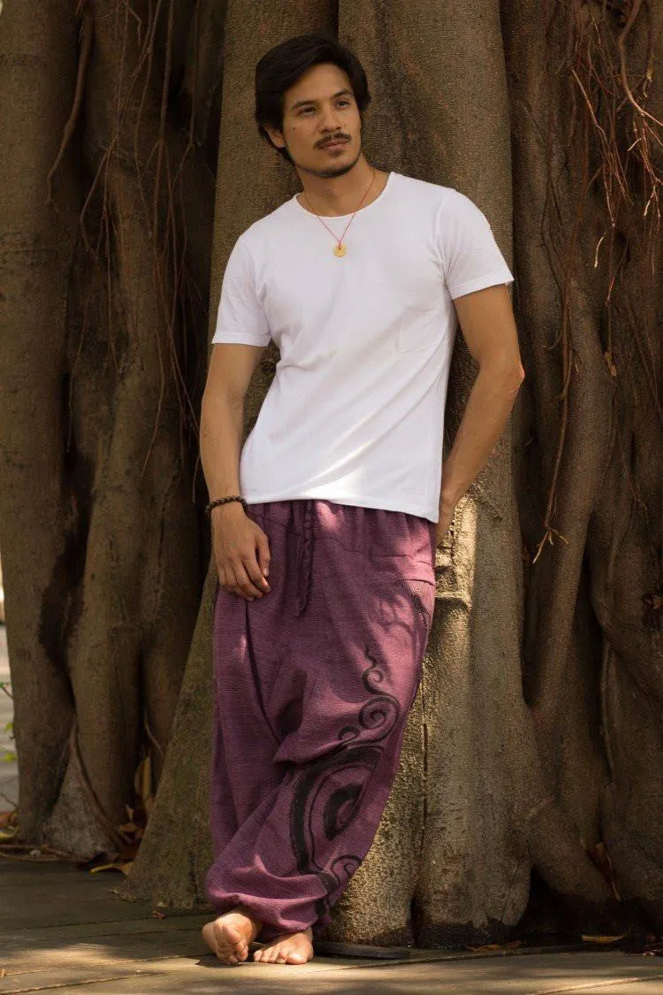 Purple Tribal Pants