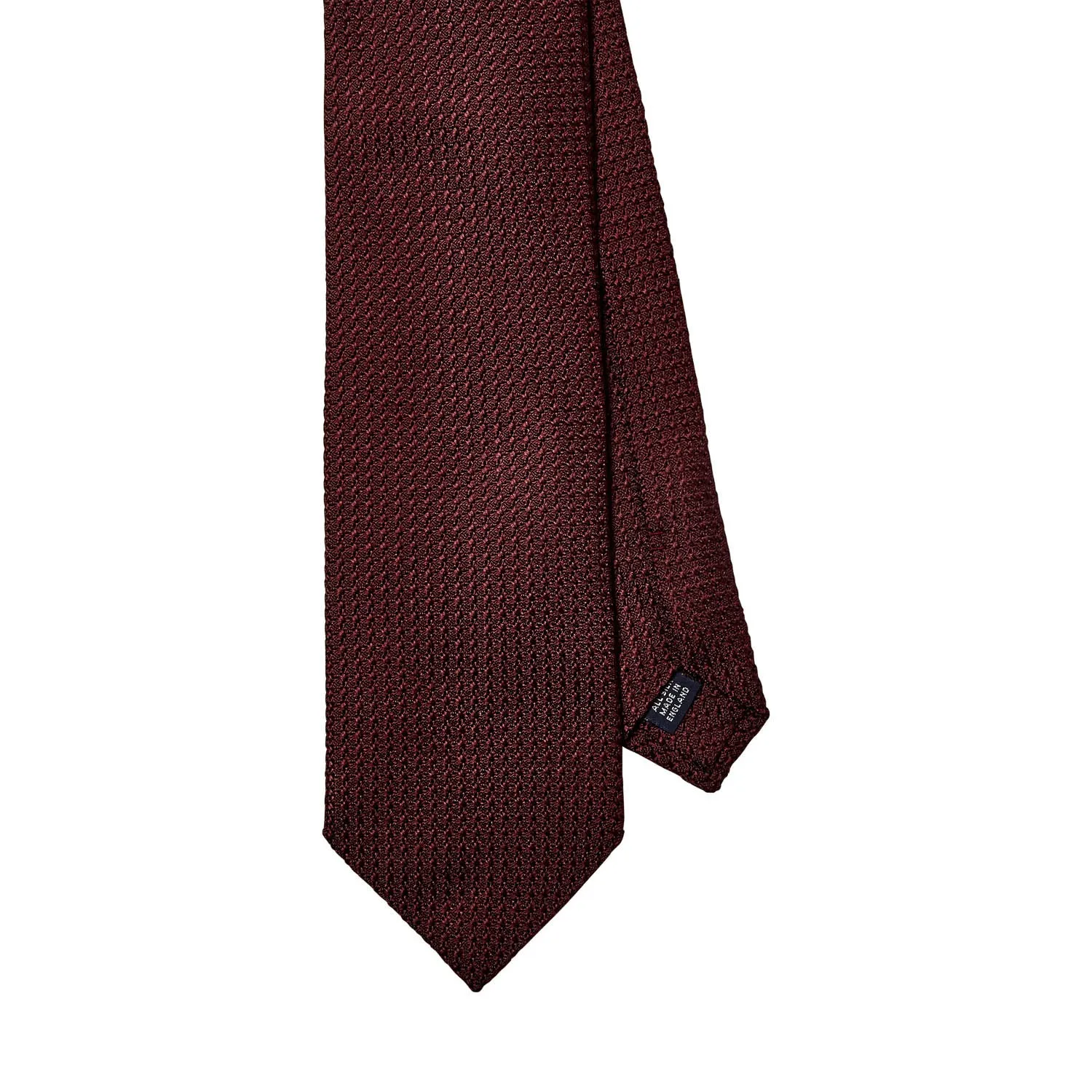 Sovereign Grade Grenadine Grossa Burgundy Tie