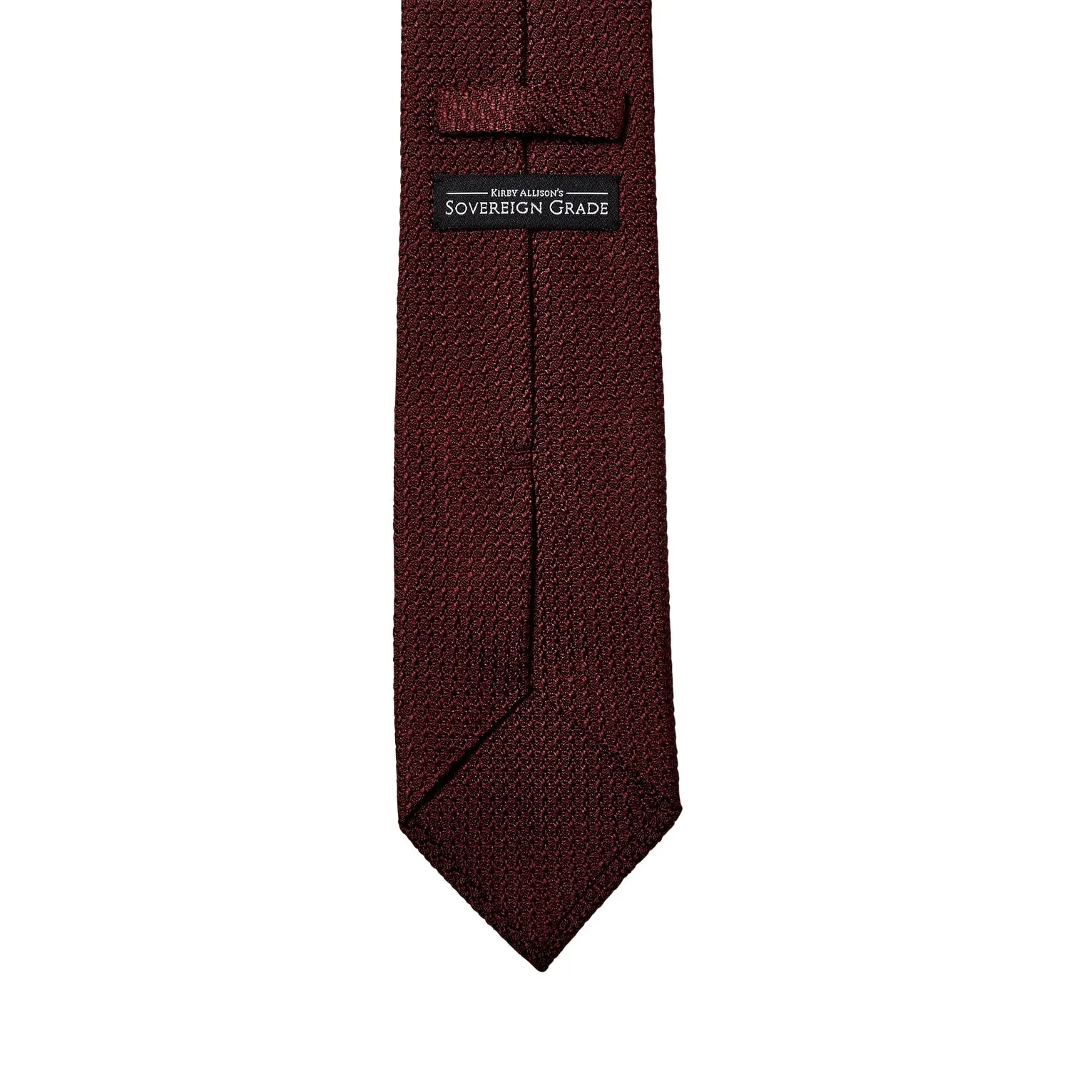 Sovereign Grade Grenadine Grossa Burgundy Tie