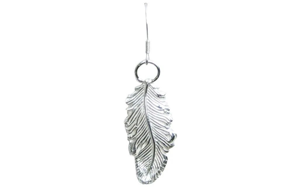 Sterling Silver Feather earrings