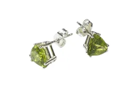 Sterling Silver Peridot studs