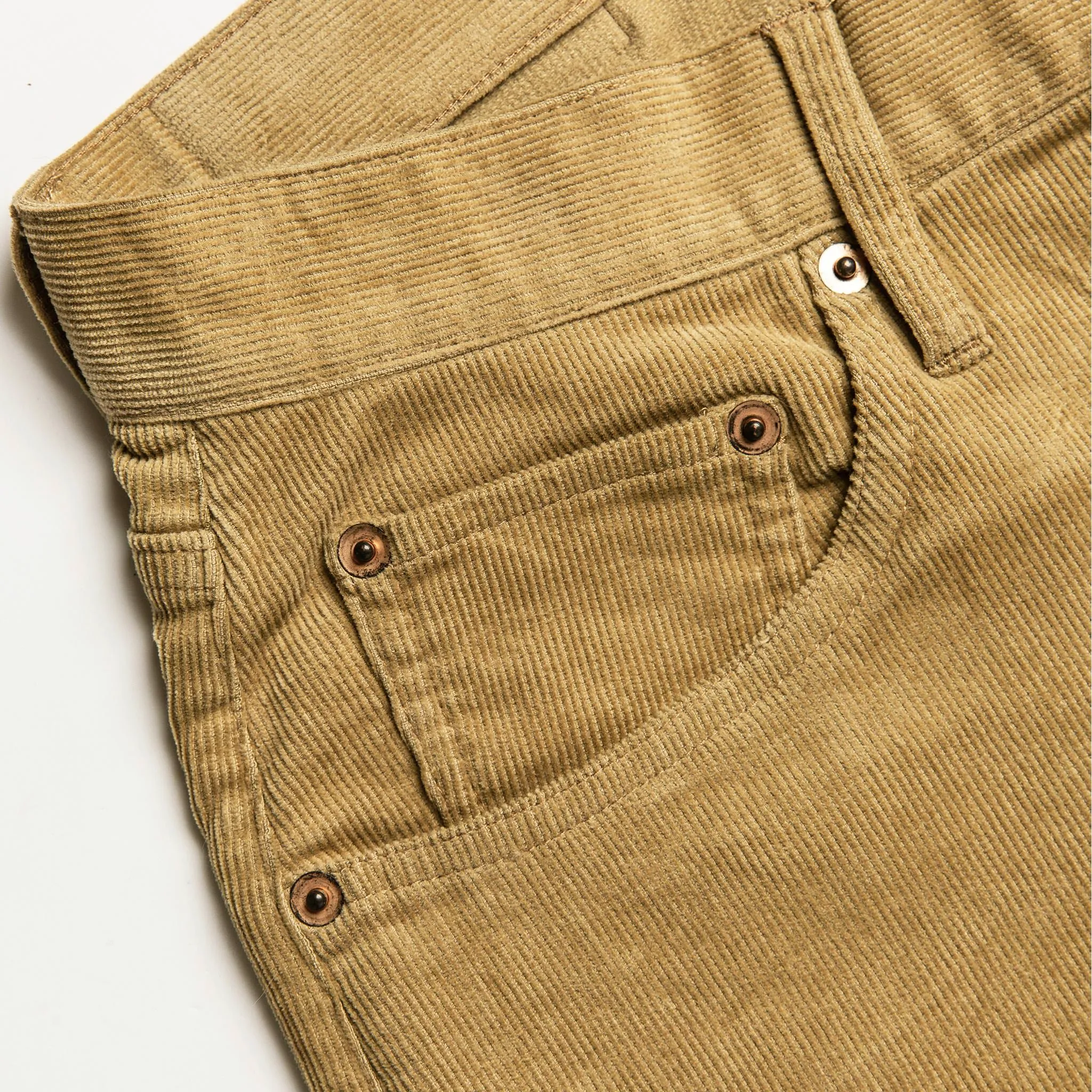 The Democratic All Day Pant in British Khaki Cord