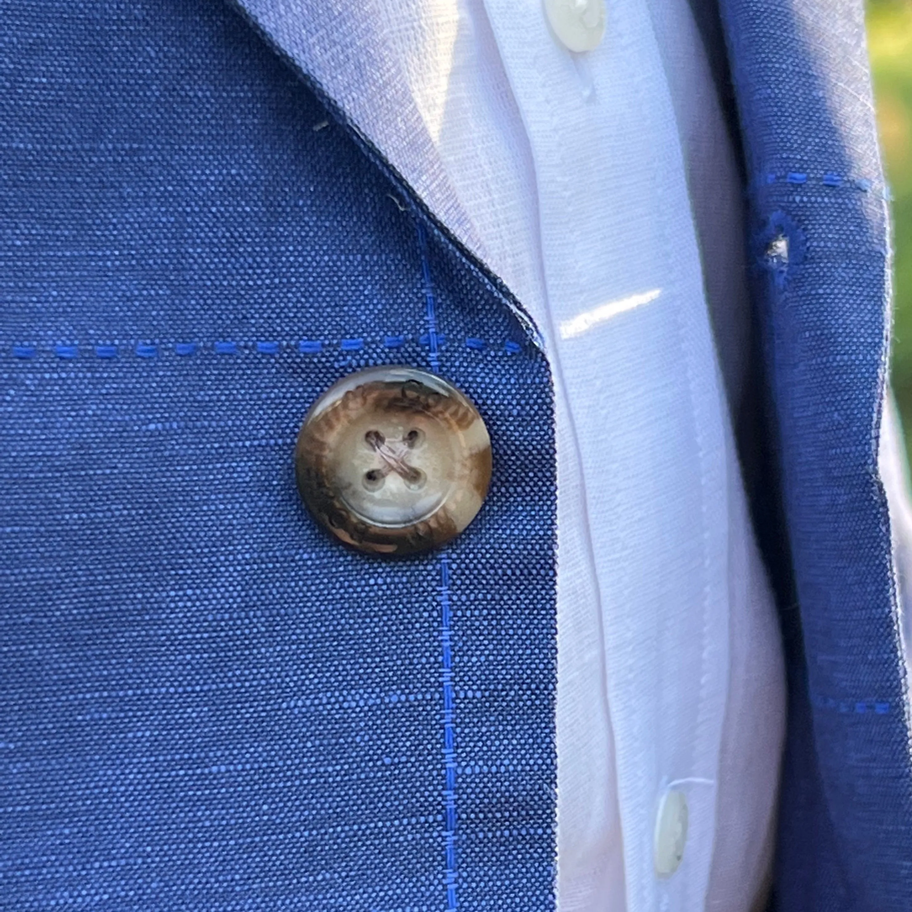 The Gentleman's Jacket- Folly Beach Blue Linen