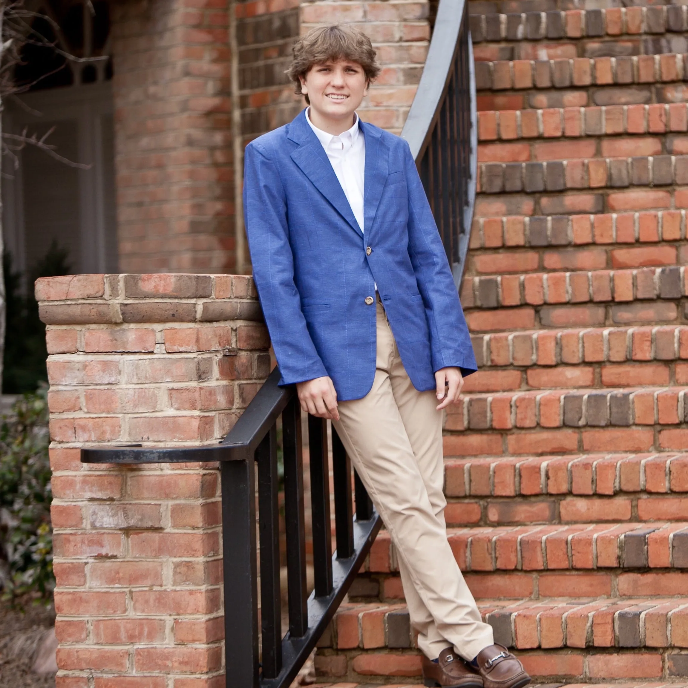 The Gentleman's Jacket- Folly Beach Blue Linen