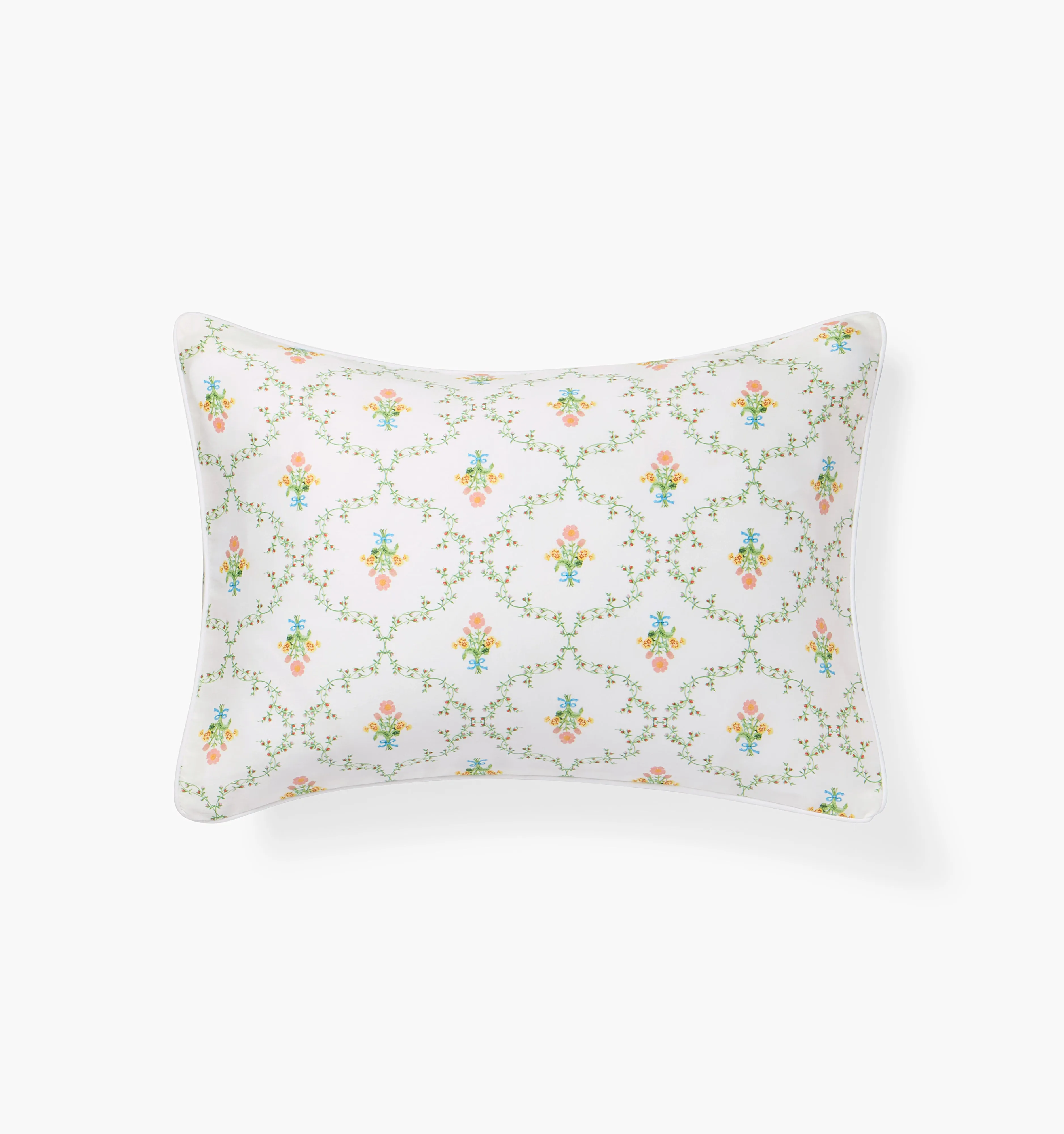 The Mini Pillowcase - Pastel Trellis