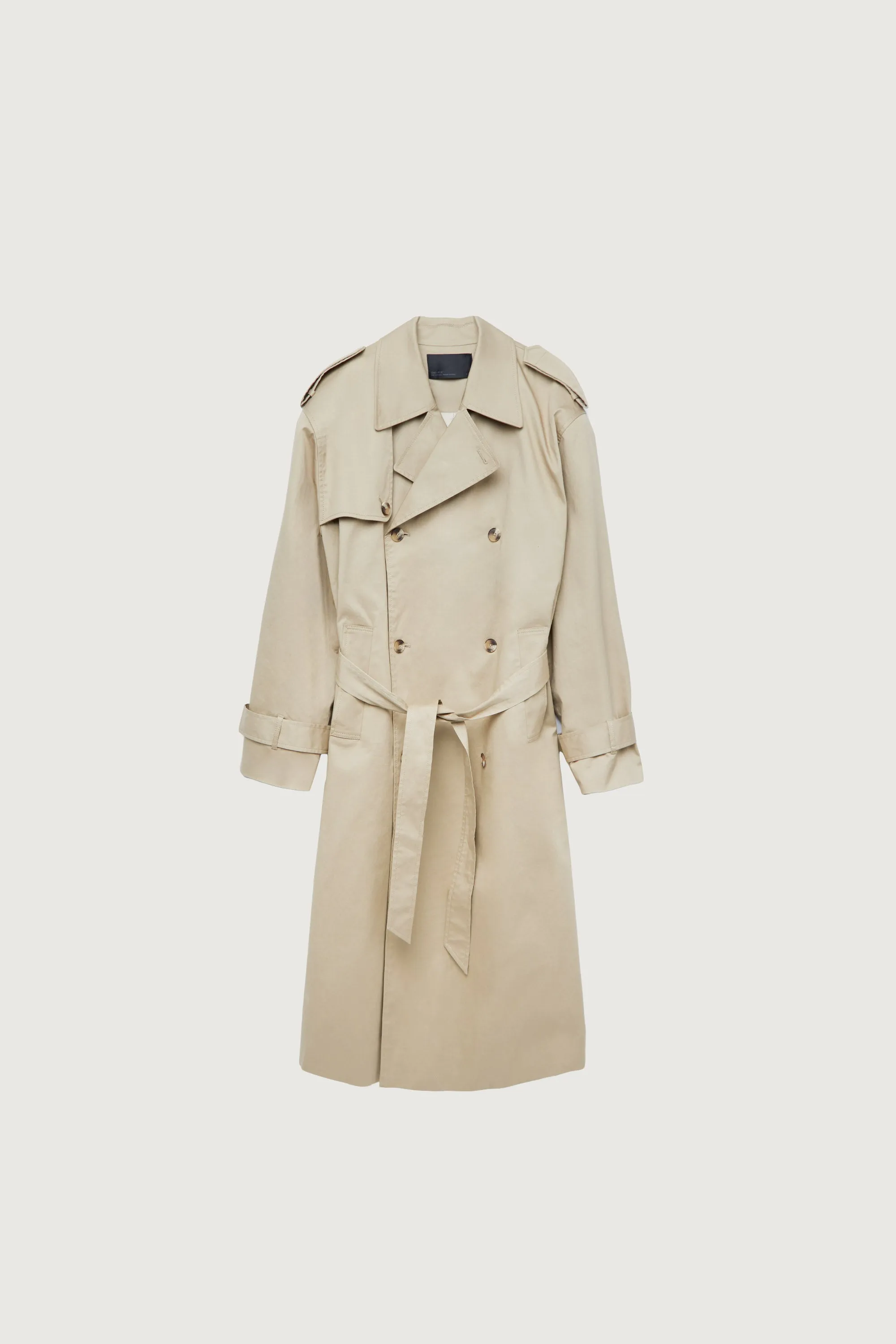 WATER REPELLENT COTTON TRENCH COAT