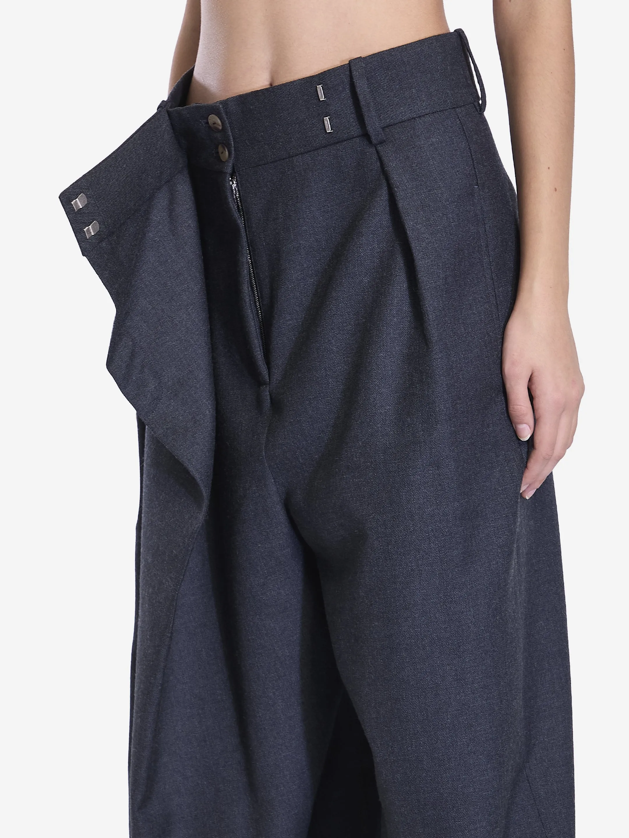 WRAP TROUSERS IN WOOL