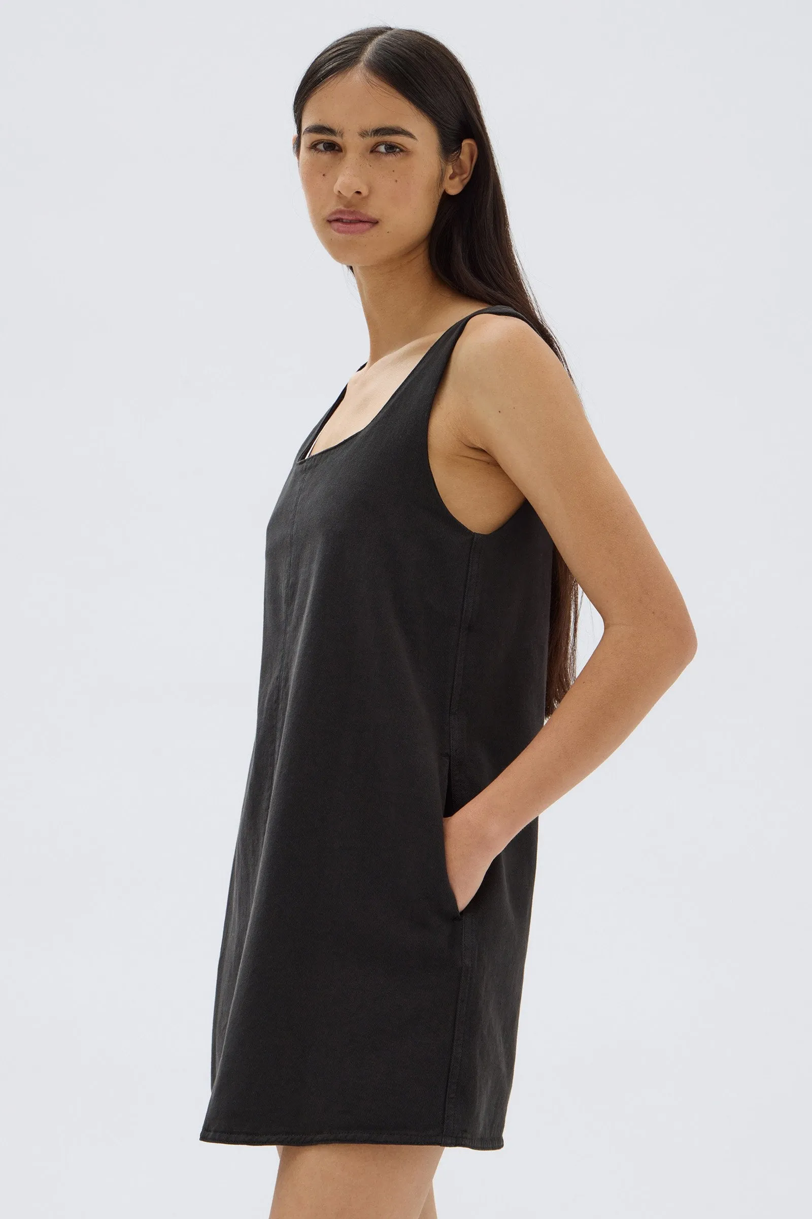 Zoey Twill Mini Dress